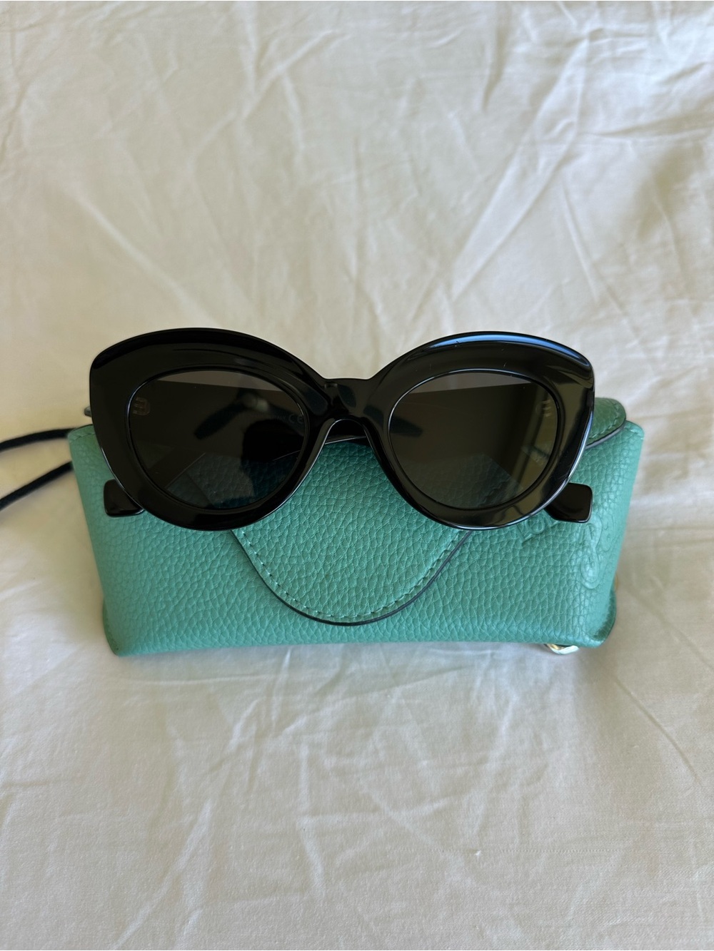 Loewe anagram black butterfly sunglasses